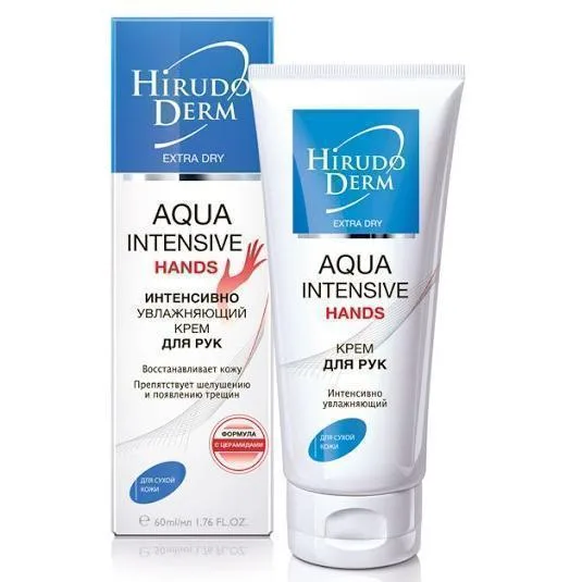 Крем для рук Hirudo derm Extra Dry AQUA INTENSIVE HAND зволожуючий 60 мл