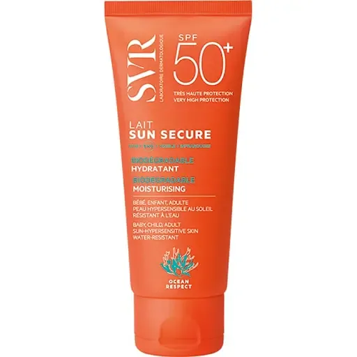 Сонцезахисне молочко для тіла SVR Sun Secure Lait Hydratant Invisible SPF 50+, 100 мл