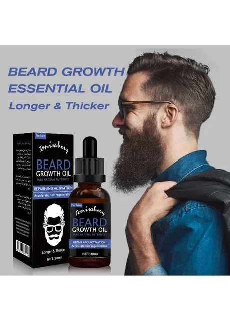 Олія для швидкого росту бороди BEARD GROWTH, 30ml No Brand (361258949)
