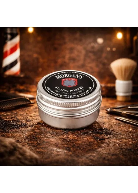 Кишенькова помада для волосся Morgans Pocket Sized Pomade High Shine Firm Hold 15 г чоловіча помада для укладки сильна фіксація Morgan's (388912129)