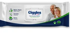Вологі серветки Giggles для тіла 21*24 см 50 шт