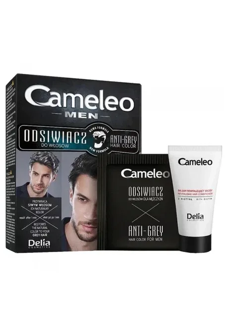 Антисивина Cosmetics Cameleo Men для чоловіків брюнетів 2 х 8 гр + 30 мл Delia (303361232)
