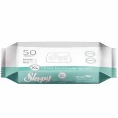Рушнички для чищення тіла Sleepy Adult Towels 50шт.