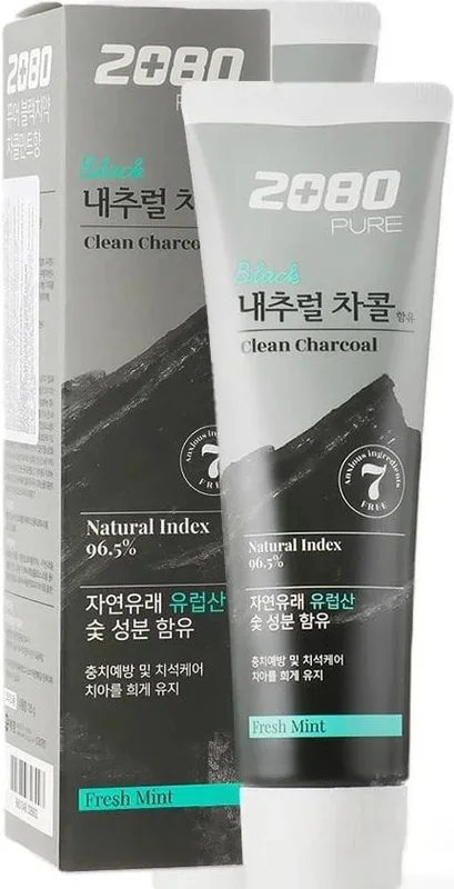 Зубна паста Pure Line Black Clean Charcoal 125 г