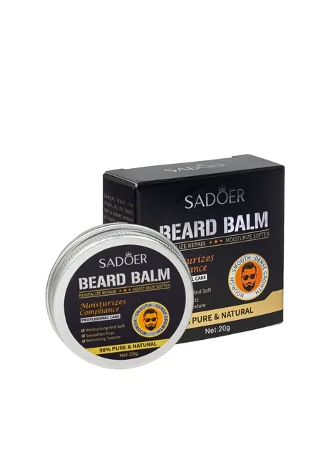 Бальзам для пом'якшення та укладання бороди Beard Balm Professional Care 20 г SD32452 SADOER (335050689)