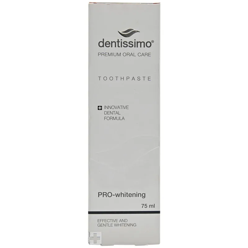Зубна паста DENTISSIMO (Дентиссімо) Pro-Whitening (Про Вайтенінг) Про-відбілююча 75 мл