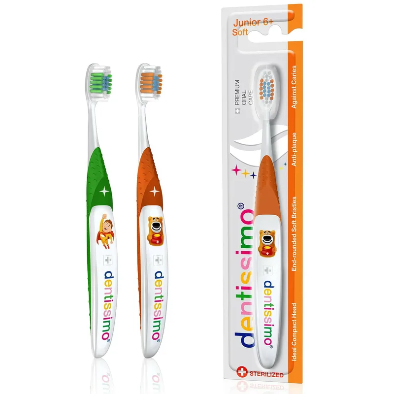 Зубна щітка DENTISSIMO (Дентиссімо) дитяча Junior (Джуніор) для дітей з 6-ти років м'яка 1 шт