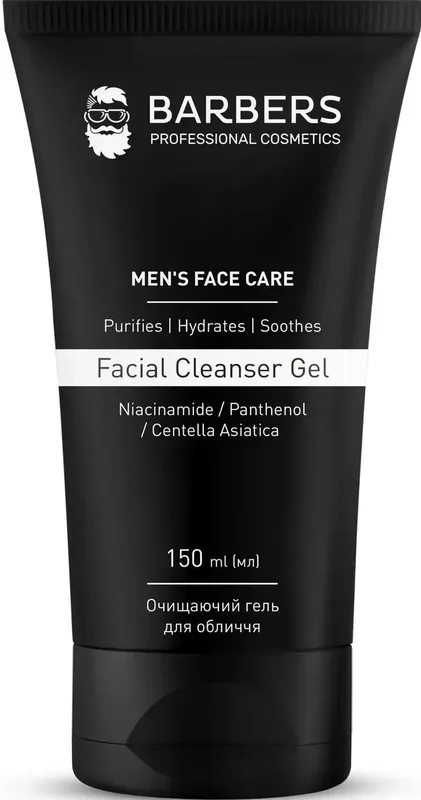 Гель для обличчя Barbers Facial Cleanser Gel очищувальний 150 мл
