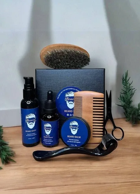 Набір для догляду та росту бороди Beard Kit 8 позицій Beard Club (360884584)