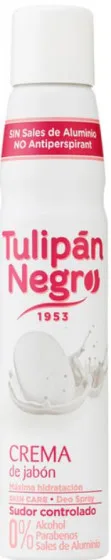 Дезодорант-спрей Tulipan Negro Кремове мило 200 мл
