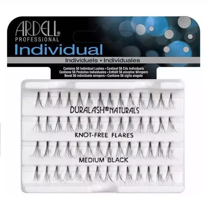 ARDELL INDIVIDUAL ПУЧКИ ВІЙ БЕЗВУЗЕЛКОВІ MEDIUM BLACK 56 ШТУК
