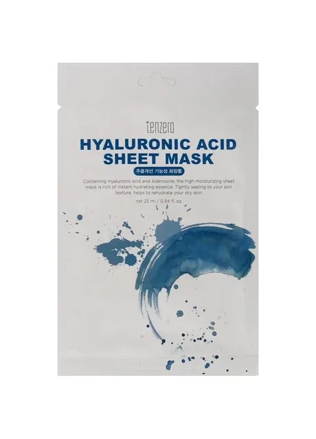 Маска для обличчя Hyaluronic Acid Sheet Mask 25 мл (8809628882645) Tenzero (371737781)