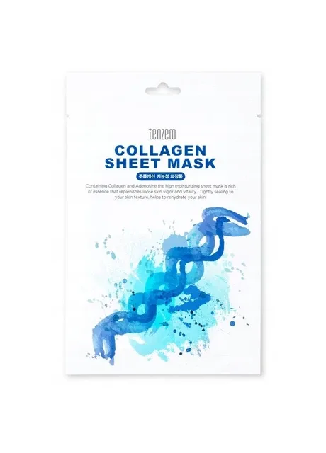 Маска для обличчя Collagen Sheet Mask 25 мл (8809628882621) Tenzero (371737756)