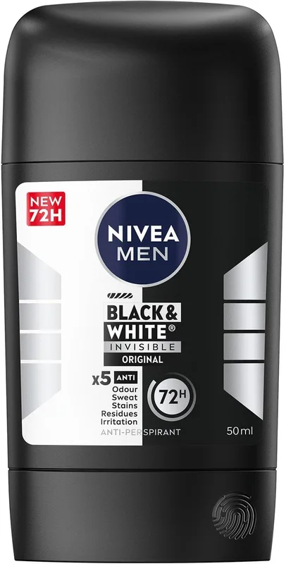 Антиперспірант NIVEA MEN Чорне та Біле невидимий: класичний