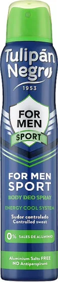 Tulipan Negro For Men Sport Deo Spray - Дезодорант-спрей