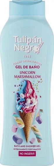 Tulipan Negro Intense Bath And Shower Gel Marshmallow Unicorn - Гель для душу "Зефірний єдиноріг"