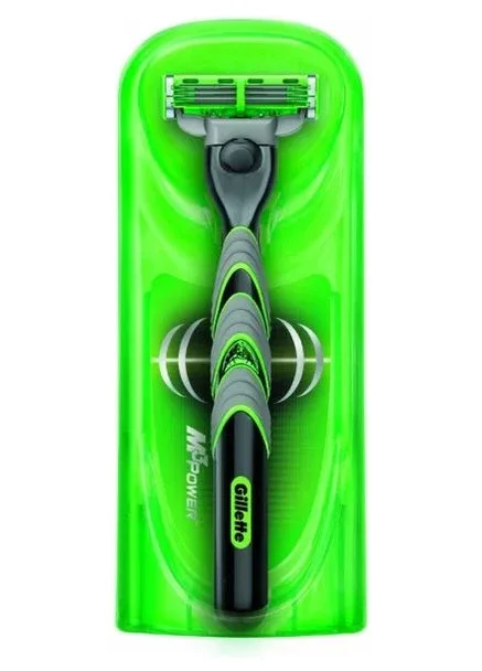 Раритетна бритва чоловіча M3 Power NITRO 1 станок 1 картридж 1 батарейка Gillette (387647374)