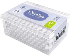 Дитячі ватяні палички Chicolino з обмежувачем, 60 шт