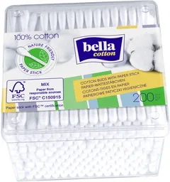 Ватні палички Bella Cotton 200 шт