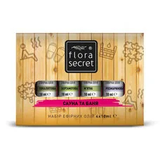 ДУБЛЬ Набір ефірних олій Flora Secret Сауна та Лазня 40 мл