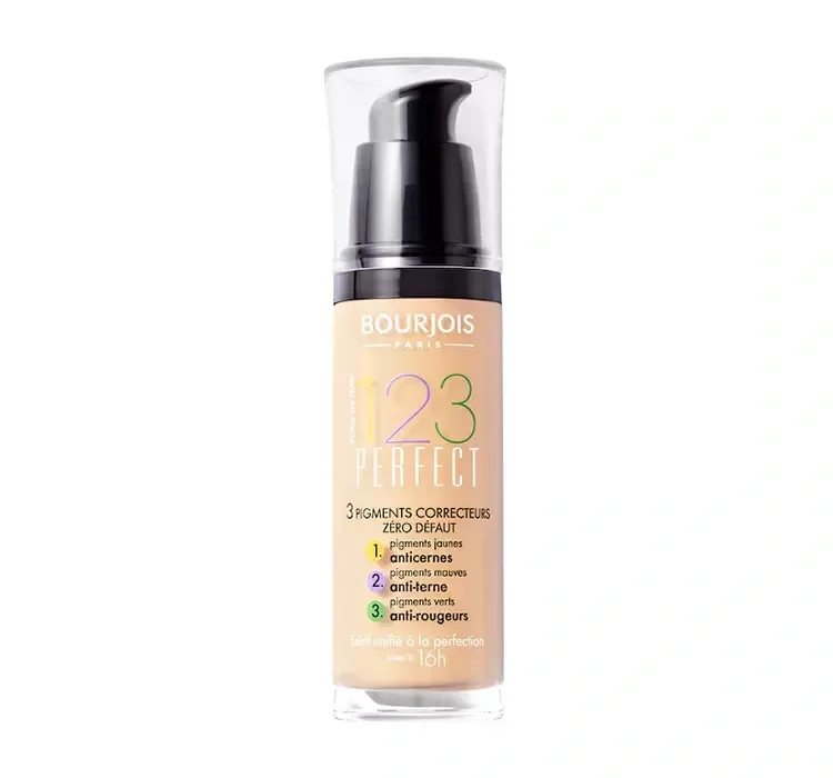 BOURJOIS 123 PERFECT FOUNDATION ТОНАЛЬНИЙ ЗАСІБ