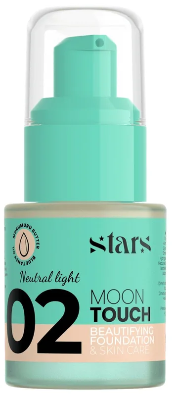Тональний крем для обличчя Stars from the stars MOON TOUCH відтінок 02 Neutral liгht, 25 г