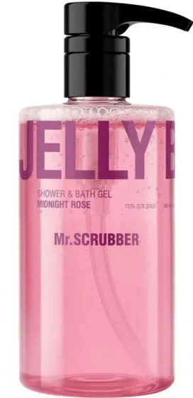 Mr.Scrubber Jelly Bubbles Shower & Bath Gel "Midnight Rose" - Гель для душу