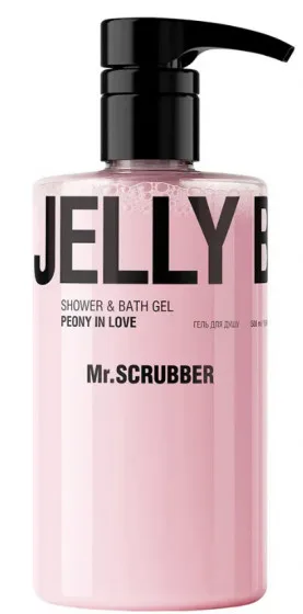 Mr.Scrubber Jelly Bubbles Shower & Bath Gel "Peony in Love" - Гель для душу