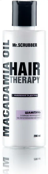 Mr.Scrubber Hair Therapy Macadamia Oil Shampoo - Шампунь "Живлення та догляд"