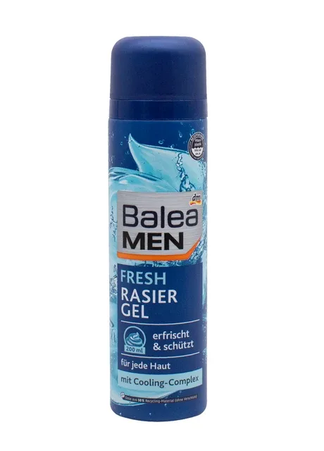 Гель для гоління Men Fresh 200 мл Balea пом'якшення, зволоження, для гоління, охолодження (259518279)