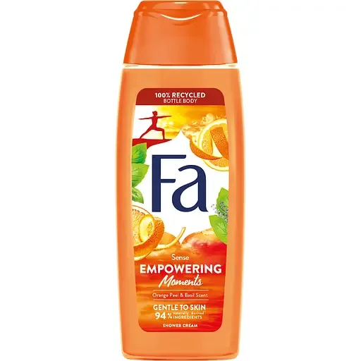 Гель для душу Fa Empowering Moments Цедра Апельсина та Базилік, 250 мл
