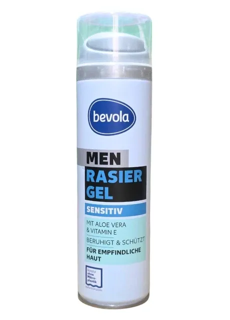 Гель для гоління Men Rasiergel Sensetive 200мл Bevola (382344865)