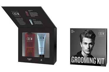 Подарунковий набір для чоловіків American Crew Fiber Cream Kit 3 (shmp/250ml + crm/100ml)