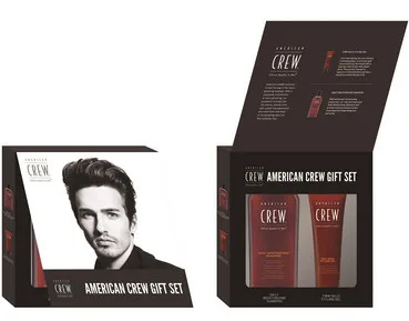 Набір для чоловіків American Crew Gift Set (shmp/250ml + gel/250ml)