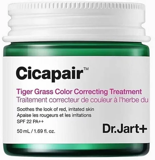 Коригуючий CC-крем Dr.Jart Cicapair Tiger Grass Color Correcting Treatment SPF22