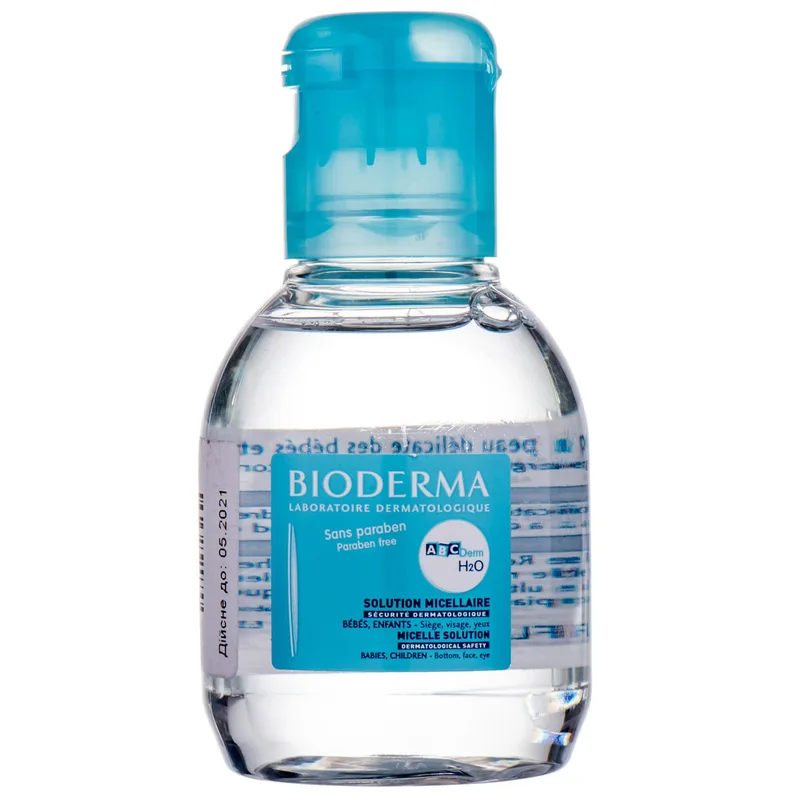 Розчин міцелярний BIODERMA (Біодерма) АВСDerm H2O (АБСдерм) дитячий очищуючий ультрам'якої дії 100 мл