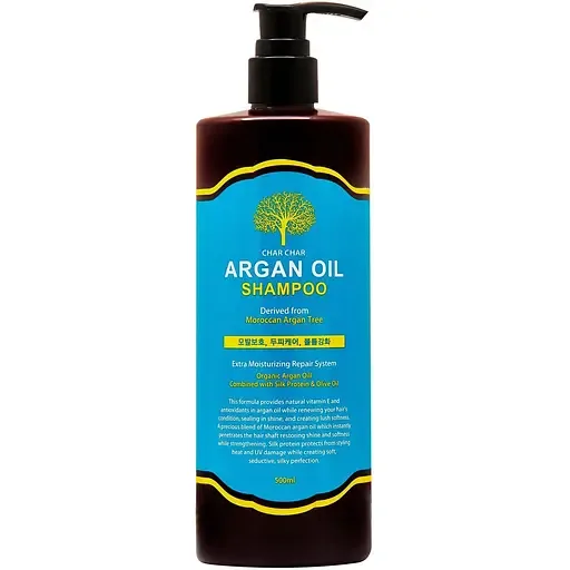 Шампунь для волосся Char Char Арганова олія Argan Oil Shampoo, 500 мл (005515)