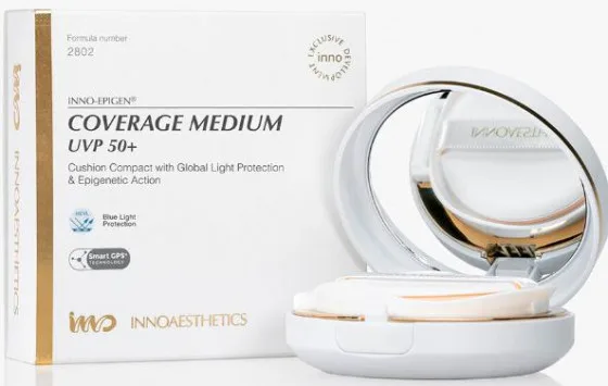 Innoaesthetics Inno-Epigen Coverage Light UVP 50+ - Тональна основа-кушон