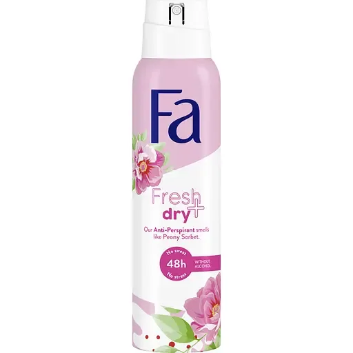 Антиперспірант-спрей Fa Fresh & Dry Pion Sorbet Сорбет з півонії 150 мл