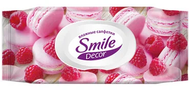 Вологі серветки Smile Décor Cakes & Seashells