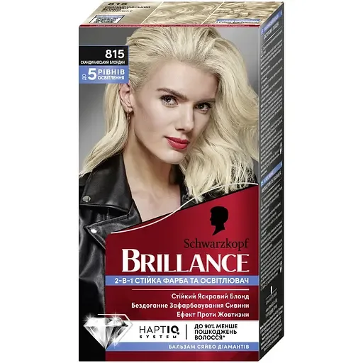 Стійка крем-фарба для волосся Schwarzkopf Brillance відтінок