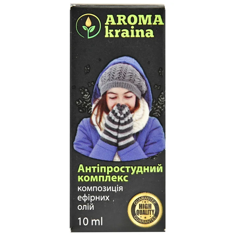 Композиція ефірних олій AROMA KRAINA (Арома країна) Антизастудний комплекс 10 мл