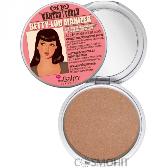 TheBalm Manizers Betty-Lou Manizer - Бронзер / Хайлайтер для обличчя