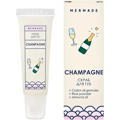 Скраб для губ Mermade Champagne, 10 г
