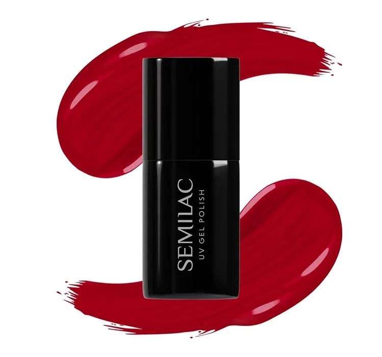 SEMILAC ГІБРИДНИЙ ЛАК УФ HYBRID INTENSE RED 027