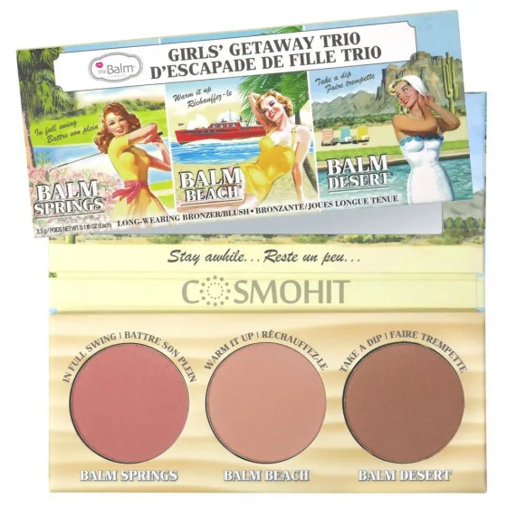 TheBalm Girls’ Getaway Trio - Палітра рум'ян