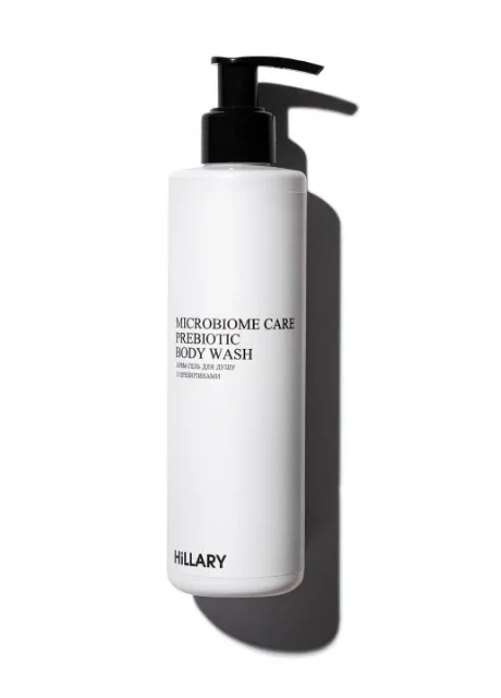 Крем-гель для душу з пребіотиками Microbiome Care Prebiotic Body Wash, 250 мл Hillary (256606513)