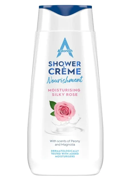 Крем-гель для душу Silky Rose 400 мл Astonish (341329885)