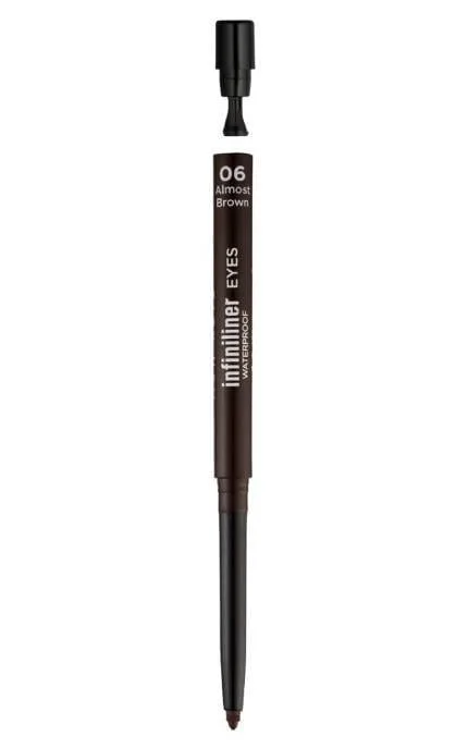 Олівець для очей Mon Reve Infiniliner 06 Almost Brown водостійкий 0.3 г