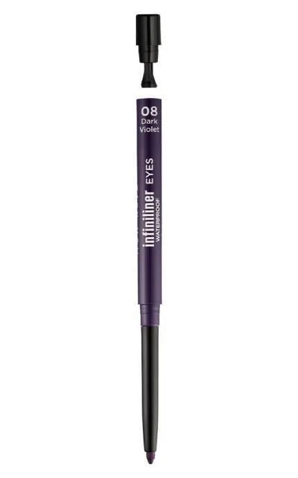Олівець для очей Mon Reve Infiniliner 08 Dark Violet водостійкий 0.3 г